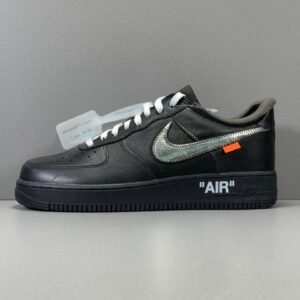 Air Force OW Black Silver