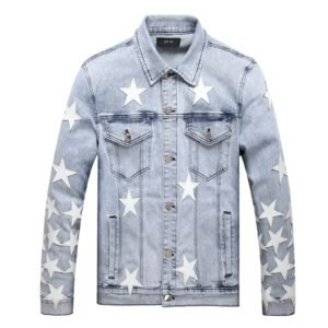 AMIRI - JACKET JEANS-STARS